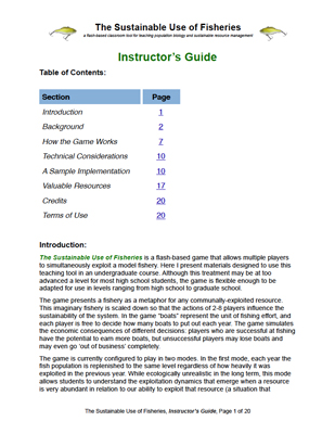 Instructor's Guide