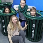 Recycling bins Fall 2012